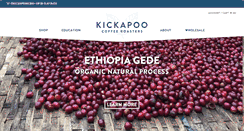 Desktop Screenshot of kickapoocoffee.com